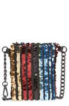 Steve Madden Sequin Chain Belt Bag - Black