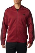 Men's Adidas Sport Id Track Bomber Jacket, Size - Burgundy