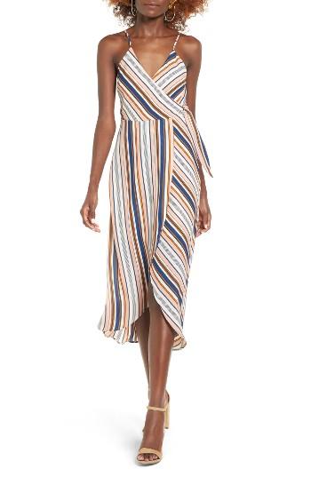 Women's Dee Elly Stripe Surplice Dress