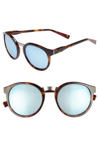 Women's Ed Ellen Degeneres 53mm Round Sunglasses - Tortoise