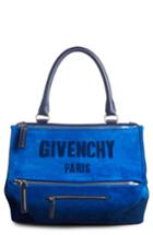 Givenchy Small Pandora Degrade Suede & Leather Satchel - Blue