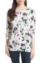 Women's Equipment Sloane Floral Print Cashmere Sweater - Ivory