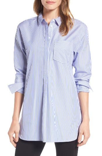 Women's Nordstrom Signature Mixed Stripe Shirt