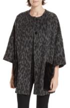 Women's Helene Berman Faux Fur Kimono - Grey