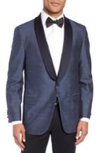 Men's Hickey Freeman Classic B Fit Silk Dinner Jacket R - Blue