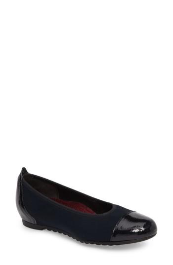 Women's Munro Henlee Cap Toe Flat W - Blue