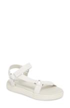Women's Jane And The Shoe Jade Perforated Sport Sandal M - White