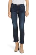 Women's Frame Le High Straight Snap Away Hem Jeans - Blue