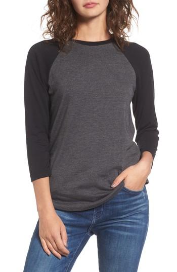 Women's Lira Clothing Raglan Tee - Grey