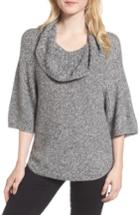 Women's Splendid Cowl Neck Sweater - Grey