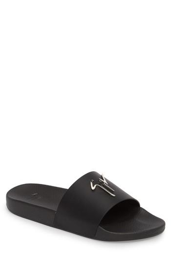 Men's Giuseppe Zanotti Slide Sandal - Black