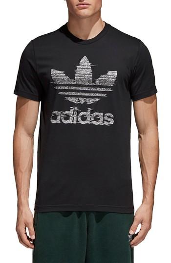 Men's Adidas Originals Traction Trefoil Graphic T-shirt - Black