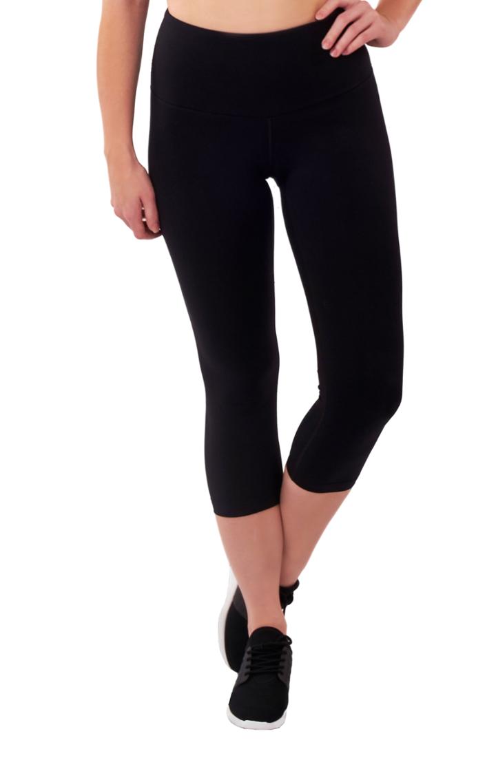 Women's Lalabu High Waist Crop Postpartum Leggings, Size - Black