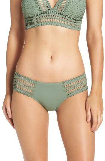 Women's Robin Piccone 'sophia' Crochet Bikini Bottoms