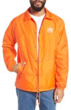 Men's Vans Torrey Water Resistant Coach's Jacket, Size - Orange