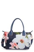 Ted Baker London Small Orsja Chatsworth Bloom Nylon Tote - Blue