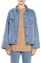 Women's Topshop Boutique Deep Cuff Denim Jacket