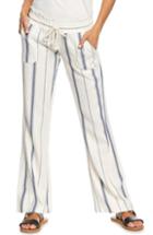 Women's Roxy Oceanside Linen Blend Pants - White