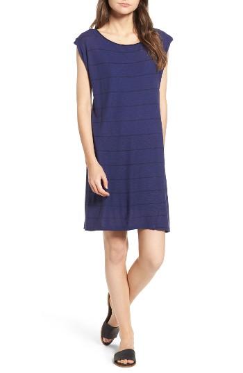Women's Splendid Panama Stripe T-shirt Dress - Blue