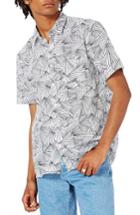 Men's Topman Prism Print Shirt, Size - White