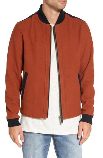 Men's Native Youth Maldon Bomber Jacket - Orange