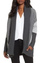 Women's Chaus Colorblock Open Front Cardigan