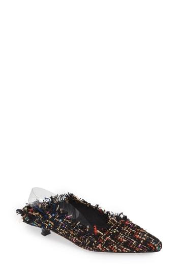 Women's Jeffrey Campbell Pennie Slingback Pump M - Black