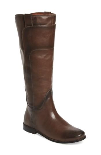Women's Frye Paige Riding Boot, Size 6 M - Grey