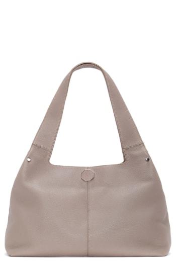 Louise Et Cie Kora Leather Hobo - Grey