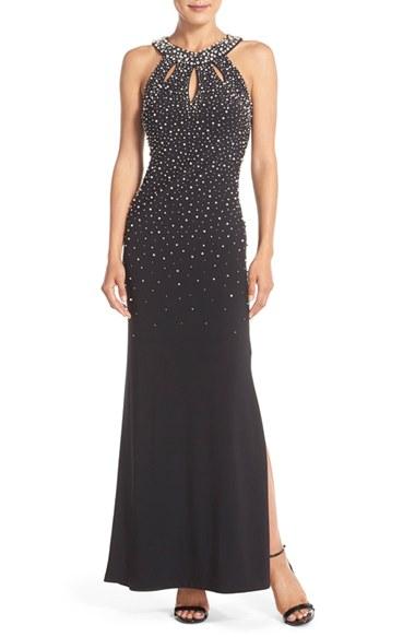 Women's Eliza J Embellished Jersey Gown