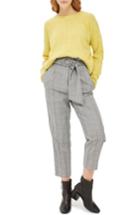 Women's Topshop Pointelle Detail Sweater Us (fits Like 0-2) - Yellow