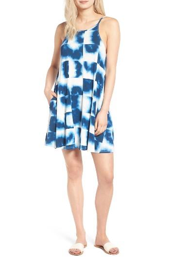 Women's Rvca Pipe Dream Tank Dress - Blue