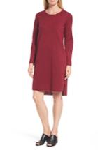 Women's Eileen Fisher Merino Wool Sweater Dress - Red