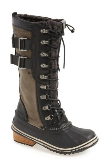 Women's Sorel 'conquest Carly Ii' Waterproof Mid Calf Boot .5 M - Black