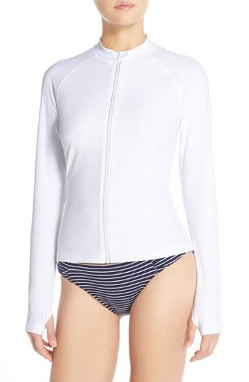 Women's Mott 50 Long Sleeve Rashguard - White