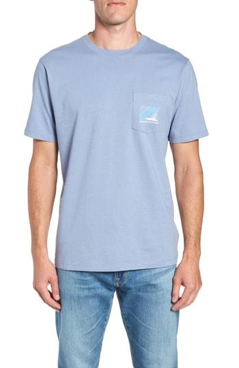 Men's Vineyard Vines Sportfisher Fit Pocket Tee, Size X-small - Grey