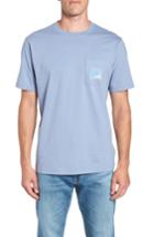 Men's Vineyard Vines Sportfisher Fit Pocket Tee, Size X-small - Grey