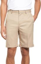 Men's Bobby Jones Flat Front Tech Shorts - Beige