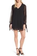 Women's Halogen Tie-sleeve Shift Dress - Black