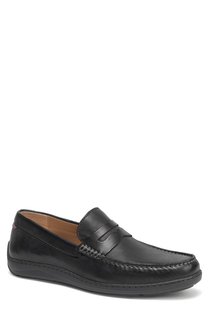 Men's Trask Sheldon Penny Loafer .5 M - Black