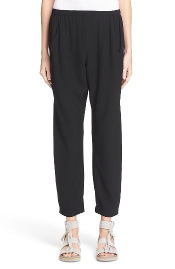 Women's Zero + Maria Cornejo Gabi Drape Trousers - Black