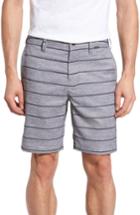 Men's Hurley Stripe Dri-fit Shorts - Grey