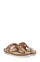 Women's Sam Edelman Olivie Beaded Flip Flop M - Red