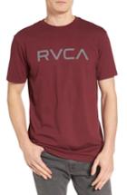 Men's Rvca Big Rvca Graphic T-shirt, Size - Burgundy