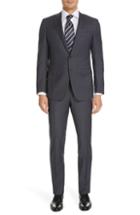 Men's Canali Milano Classic Fit Check Wool Suit