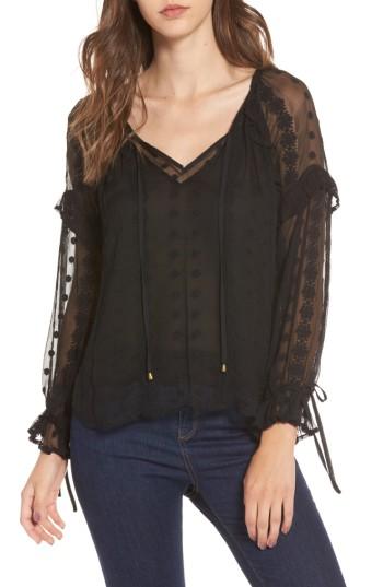Women's Astr The Label Leigh Blouse - Black