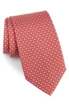 Men's Salvatore Ferragamo Encora Silk Tie, Size - Red