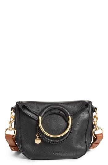 See By Chloe Small Monroe Leather Hobo - Black
