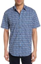 Men's James Campbell Surfboard Print Sport Shirt