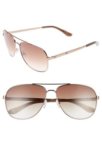Women's Shades Of Juicy Couture 59mm Aviator Sunglasses - Brown
